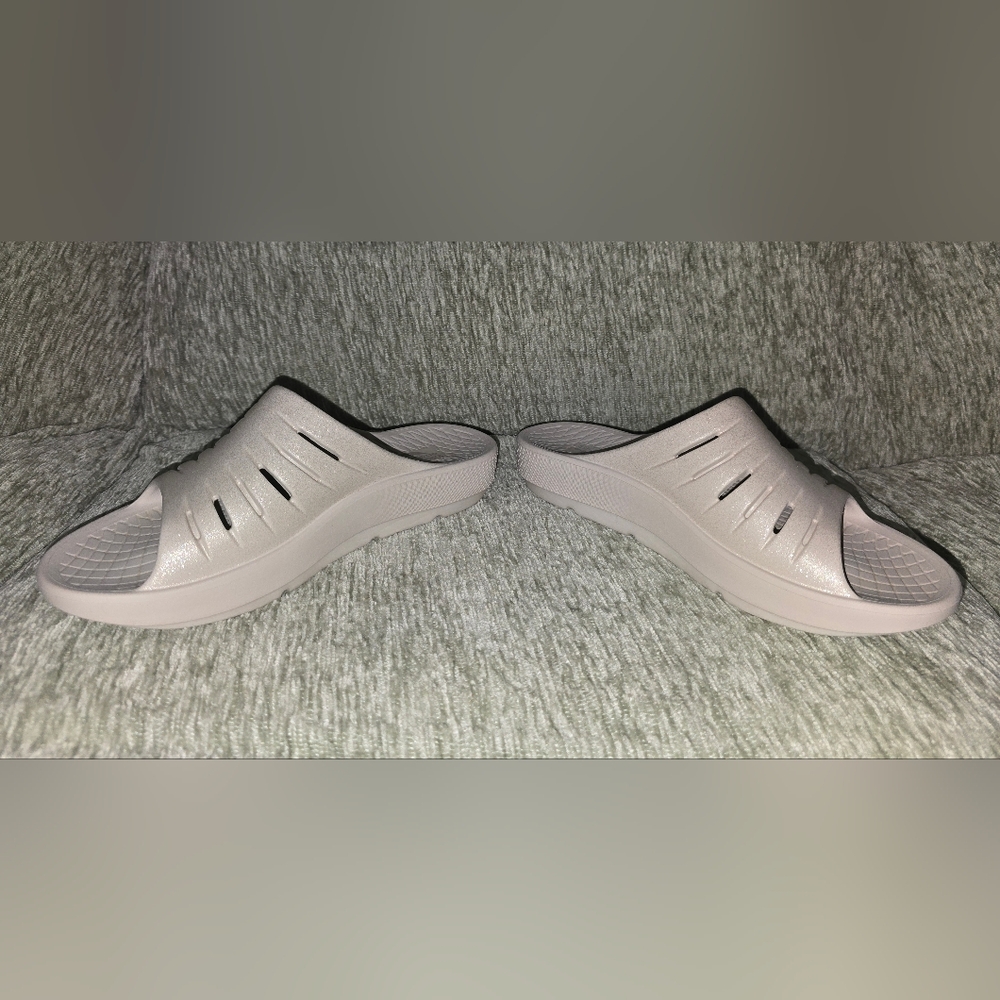 Skechers Go Recover Archfit Cream Sparkles W9 - Picture 8 of 9